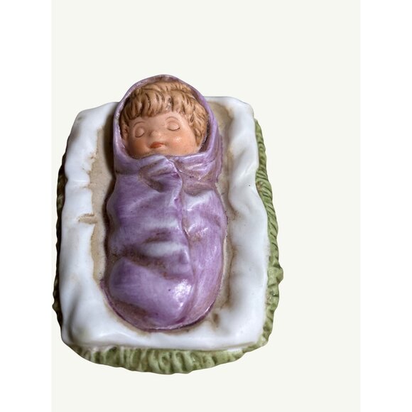 Homco Vintage 3 Piece Porcelain Child Nativity Christmas Figurines #5258 - Picture 3 of 15